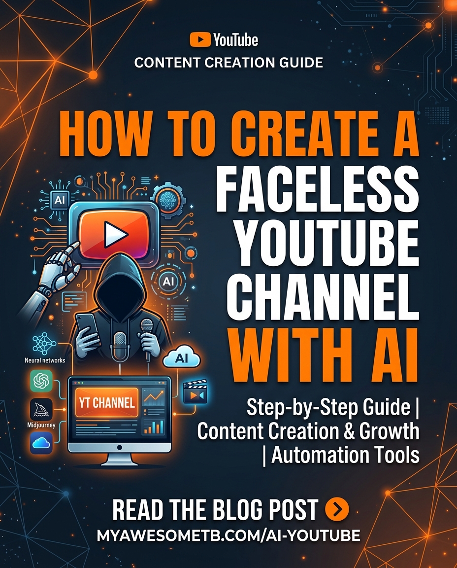 How to Create a Faceless YouTube Channel with AI thumbnail