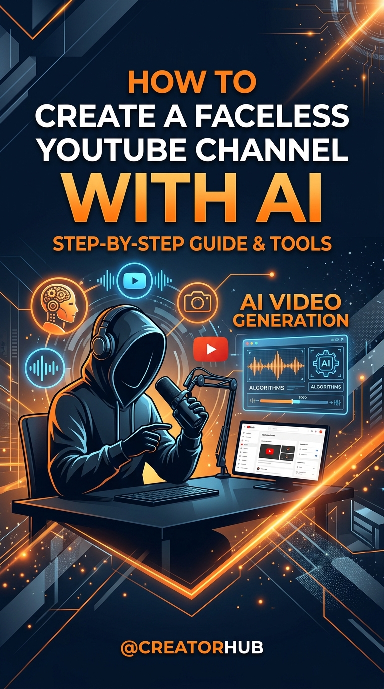 How to Create a Faceless YouTube Channel with AI thumbnail